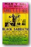 Black Sabbath by Reproduction Concert Poster 14x22 Art Print Poster Concert Poster