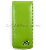 Kroo Green Melrose Leather Case with Clip for Apple Ipod Nano Chromatic 4th Gen