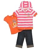 Rocawear Team Roc 3-Piece Outfit (Sizes 2T - 4T) - mango, 2t
