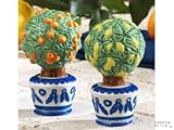 Topiary Orange and Lemon Tree Salt and Pepper Shaker