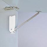 ソフトダウンステー 重量扉用 【LAMP】 スガツネ HDS-30H キャッチ付 扉1枚あたり左・右用を各1ヶ所ずつ使用。 色: 右用/ホワイト ソフトダウン ステー