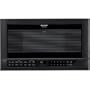 Sharp R-1210 1-1/2-Cubic-Foot 1100-Watt Over-the-Counter Microwave, Black