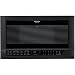 Sharp R-1210 1-1/2-Cubic-Foot 1100-Watt Over-the-Counter Microwave, Black