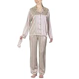 Gilligan & O'Malley® Satin Pajama Set - Multi-Stripe