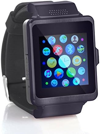 Luxury Smart Watch UPAD P6 Touch Screen Bluetooth Wrist Wrap Smart Watch Phone,Fashion Bluetooth Smartwatches with Pedometer Anti-theft Anti-lost( Black)