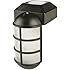 Paradise GL23877BK Solar Cast Aluminum LED Post Cap Light, Black (Crystalline Solar Panel, Rechargeable Battery Included)