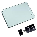 4400mAh 6 Cells Replacement Apple iBook G3 G4 12 series Laptop Battery M7699J/A M9426ZH/A M9623X/A M9623*/A M9623LL/A M9846X/A M9846CH/A replace 661-1764 661-2472 661-2569 M9337G/A series Laptops w/ a USB 2.0 All in one Card reader writer –Equivalent Battery