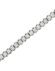 14K Yellow/White Gold 5 ct. Diamond Tennis Bracelet