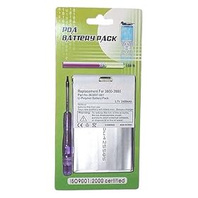 Click here to buy HQRP Replacement PDA Battery for HP Compaq iPaq 3800 3835 3850 3870 3875 + Screwdriver and... by HQRP.