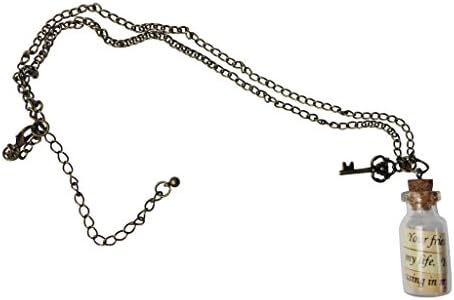 Monarch Inspirations Message In A Bottle 18 Inch Necklace You Are Loved For All That You Are