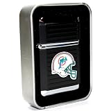 Miami Dolphins Refillable Butane Torch Lighter with Tin Gift Box