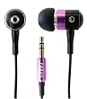Premium Noise-Reducing Ear Buds Neon Knight from Radius (Purple) - iPhone Compatible