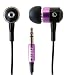 Premium Noise-Reducing Ear Buds Neon Knight from Radius (Purple) - iPhone Compatible