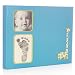 Photo and Footprint Baby Book - Blue