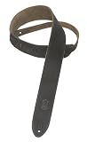 Levy's Leathers 2 Suede Leather Strap, Black