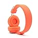 GranVela® Q8 Lightweight Foldable Wireless Bluetooth On-Ear Headphones with Microphone, Micro SD Card Player, FM Radio and 3.5mm Detachable Cable Stereo Headset - Orange