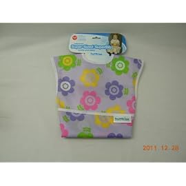 Bumkins Super-Sized Superbib Purple Flowers