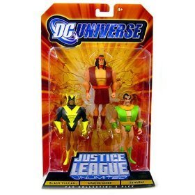  DC Universe Justice League Unlimited Black Vulcan, Apache Chief, and Samurai