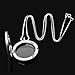 Living Memory Floating Charm Round Glass Locket Silver Pendant and Necklaces 20