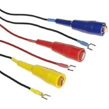 Megger 250574 3-Piece Color-Coded Test Lead Set for 250260  Digital Ground Resistance Tester