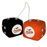 MLB Baltimore Orioles Plush Team Fuzzy Dice