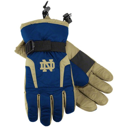 Notre Dame Fighting Irish adidas 2011 Sideline Football Players Nylon Gloves