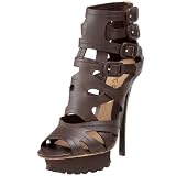 L.A.M.B. Women's Zan Open Toe Platform Bootie