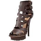 L.A.M.B. Zan Open Toe Platform Bootie