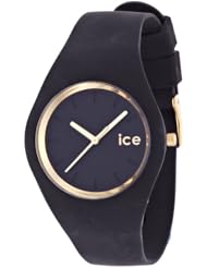 Ice-Watch ICE.GL.BK.U.S.13 Ladies Ice-Glam Black Silicon Strap Watch