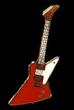 Explorer Electric Guitar Pin - Red