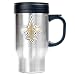 NEW ORLEANS SAINTS Stainless Steel Travel Mug with Free Form Team Emblem