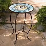 Garden and patio furnitures item: Mosaic Wave Outdoor Patio Accent Table