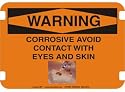 10 x 14 Photo Realistic Warning Signs- Avoid Skin Contact