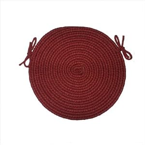 Braided Hook Vineyard Round: 15 - Chair Pad by 