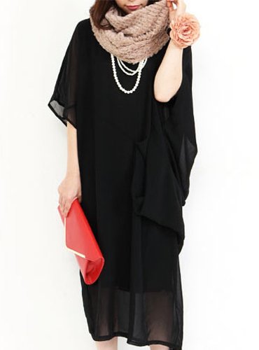 (Goldjapan)ゴールドジャパン 大きいサイズ 大きいサイズ レディース 大人 エレガント 高級 ドレープ シフォン パーティー ドレス ロングワンピース 半袖 お呼ばれ 体型カバー