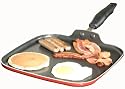 Hamilton Beach 92019 Aluminum Nonstick Elite 11 Inch Square Griddle, Red
