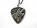 Electric Guitar Pick Necklace Antique Finish with 24
