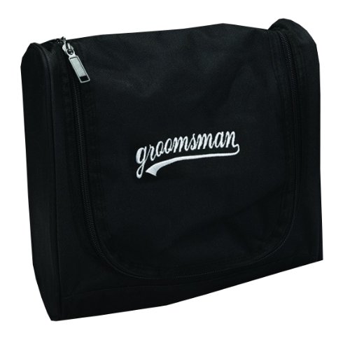 Hortense B. Hewitt Wedding Accessories Men’s Black Travel Bag, Groomsman