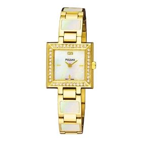 Pulsar - PEG32X1 - Montre Femme - Quartz - Analogique - Bracelet Acier inoxydable Dor�