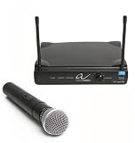 ALPHA AUDIO MIC one WL - Wireless handheld MICROPHONE and RECEIVER - Case, microphone bag, clamp and power supply included