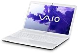 Produkt-Bild: Sony Vaio EJ3J1E/W 43,9 cm (17,3 Zoll) Notebook (Intel Pentium B960, 2,2GHz, 4GB RAM, 500GB HDD, Intel HD 3000, DVD, Win 7 HP) wei&szlig;