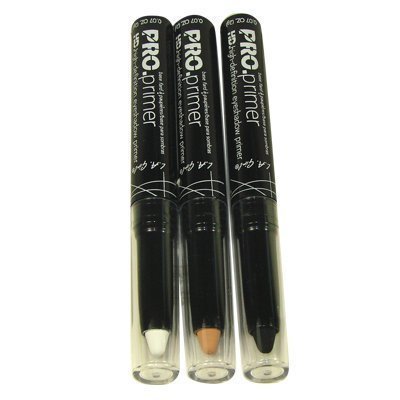 LA Girl High Definition Eye Shadow Primer Eye Shadow Base All 3 Colors Nude, White and Black