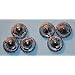 Beyblade Metall Fusion TOP Spitzen (3 Rund + 3 Spitz)