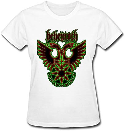 SAMJOSTS Women's Behemoth Logo T-shirt Size M White