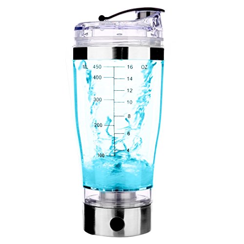 Lowest Prices! KevenAnna USB Rechargeable Shaker Bottle and Vortex hand Mixer, Electric Portable Mix...