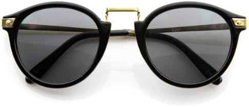 Vintage Inspired Round Horned Rim P-3 Frame Retro Sunglasses