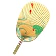 【水うちわ　金魚】