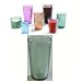 Carlisle 20 oz Crystalon Stack All Ribbed Texture Break-Resistant SAN Dishwasher Safe Tumbler / Color: Jade / Quantity: One Dozen (12)