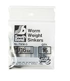  : SOUTH BEND SPORTING GOOD FWWO WEIGHTS WORM 1/16OZ (PACK OF 12)