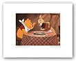 Pooh and Rabbit by Walt Disney 6.5"x9" Art Print Poster Disney
